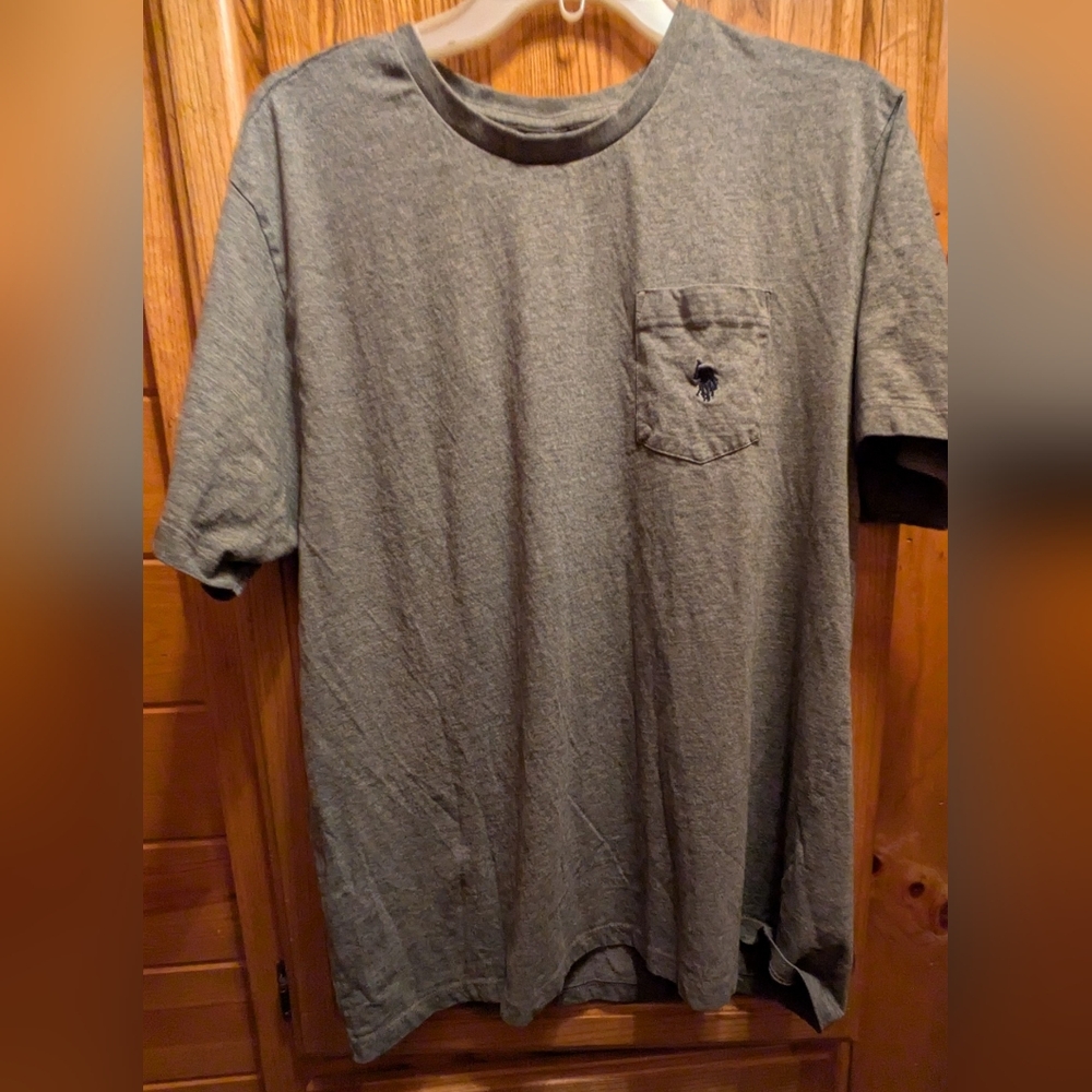 U.S. Polo Assn. Men's Charcoal Short Sleeve Tee